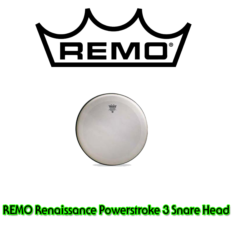 [★드럼채널★] REMO  RENAISSANCE POWER STROKE 3 스네어헤드 14" /P3-0314-RA